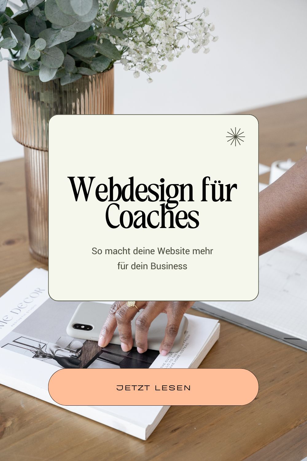 Grafik zu Webdesign für Coaches.